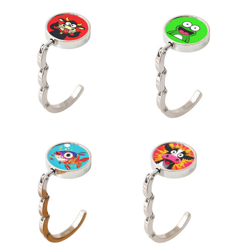 Convenient Folding Hook Hanging Organizers For Purse And-fish 1