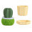 Kitchen Scrub Brush with Cactus Design For Pots Pans-A 1