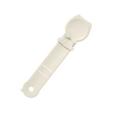 Nontoxic Silicones Cats Food Feeders With Squeezes-Creamy White