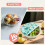 Set mit 3 Bio-Wachs-Lebensmittelabdeckungen, flexiblen-WG31 5