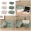 Embosseds Leather Storage Container For Clothes-green trumpet 3