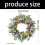 Artificial Daisy Wreath With Realistic Leaves for Front Door 3