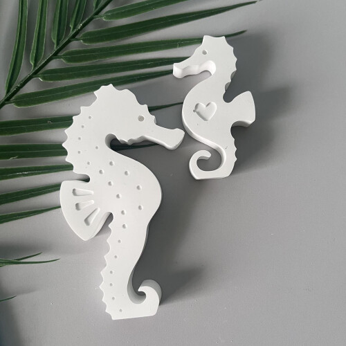 Moules à bougies en Silicone hippocampe, de qualité alimentaire, 1