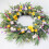 Artificial Daisy Wreath With Realistic Leaves for Front Door 7