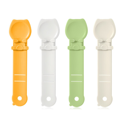 Cats Feeders Cats Strips Squeezes Spoon Pet Liquid Snacks-White 1