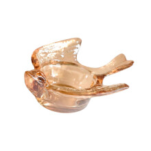 Tealight Candle Holders Clear Glass Votive Candle Holders-amber