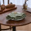 Polycotton Round Placemat For Dining Table-apricot 2 pieces 2
