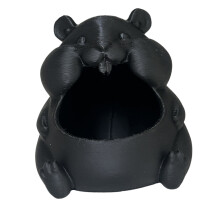 Compact Hamster Bowl With Multiple Color Option For Kids-Black