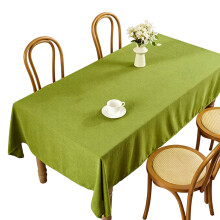 Elegant Textured Tabletop Cover Easy Cleaning-140*180cm Green