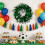 Metallic Plastic Krans Tinsels Voetbalkrans Voor Deurtrap 4