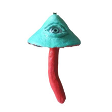 Multipurpose Eye Mushroom Desktop Statue Artistic Miniature-3