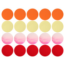20Pcs Slim Multi-Color Lighting Gel Sheets for Studio & Stage Use