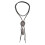 Silver Western Hat Band with Adjustable PU Chin Cord 1