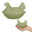Glass Hen Candy Dish,Decorative Covered Candy- Glazed Color 5