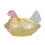Glass Hen Candy Dish,Decorative Covered Candy- Glazed Color 7