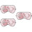 3Pcs Silk Sleep Eye Patch Pink Large Comfortable Light-Blocking Cover 5