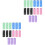 Déchets Petits Légers Résistants Multicolores 2
