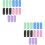 Déchets Petits Légers Résistants Multicolores 5