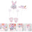 10Ensembles Toppers Papier Premium Décor Cupcake Et Gâteau 8