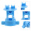 24St Sky-Blauwe Elektrische Hekisolators Plastic 6