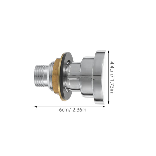Metal Urinal Flush Nozzle with Water-Saving Sensor for Office Use 1