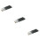 15Pièces Kit Nail Art Double Embout Noir Brosse Nylon 8