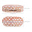 Étui Lunettes Portable Orange PU Multi Compartiments Voyage 2