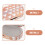 Orange Multi Compartment PU Eyewear Organizer Case for Travel Use 4