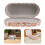 Orange Multi Compartment PU Eyewear Organizer Case for Travel Use 5