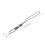 Silver Western Hat Band with Adjustable PU Chin Cord 2