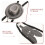 Silver Western Hat Band with Adjustable PU Chin Cord 5
