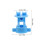 24Pcs Screw Tight Plastic Insulators for Electric Fence Posts Sky-Blue 2