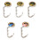 Space Saving Circular Foldable Hook Perfect-Mullet head frog 2