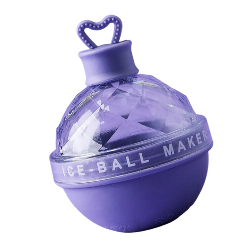 Moules à boules de glace en forme d'ampoule en forme de-Violet