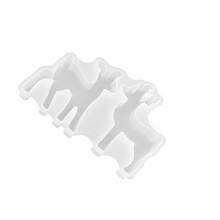 Moules en Silicone pour bougies de cerf de noël, lettres-B
