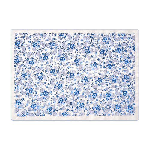Chinese Style Ceramic Transfer Paper Handmade Craft Blue-020