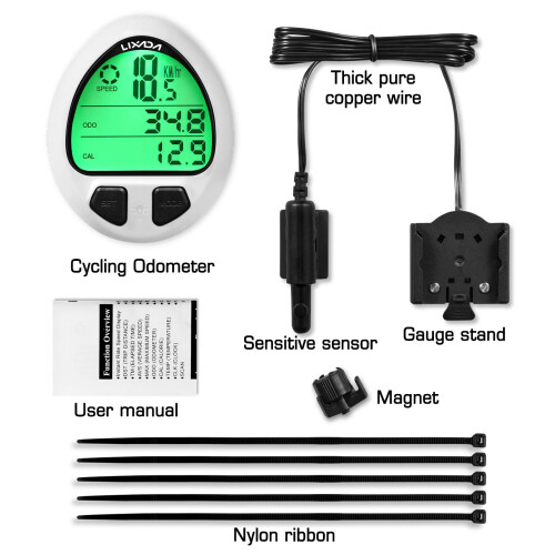 Cykelhastighedsmålercomputer med eller uden kabel