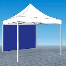 Zadaszenie Oxford Cloth, ściana boczna, 300x300 cm, niebieskie