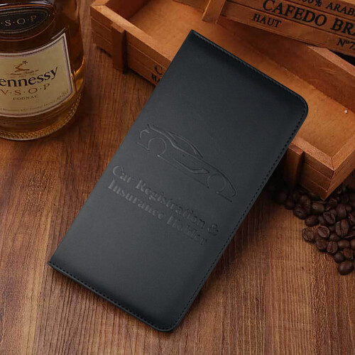 Leather Driver's Licence & Car Document Holder 1