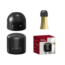 Tapón de vacío para champán y vinos tranquilos.