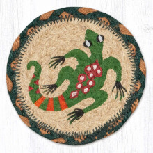 Desert Gecko -kuvioinen lasinalusi 5x5 tuumaa