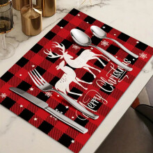 Christmas Round Placemats Set of 4