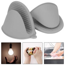 Luvas de isolamento térmico de sílica para forno, ideais para uso na cozinha.