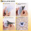 MOQIN Solar Paw Print Ground Lights (2 Pack) 5