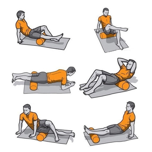 Högdensitets EVA-yogaskumrulle 30 cm 45 cm 60 cm