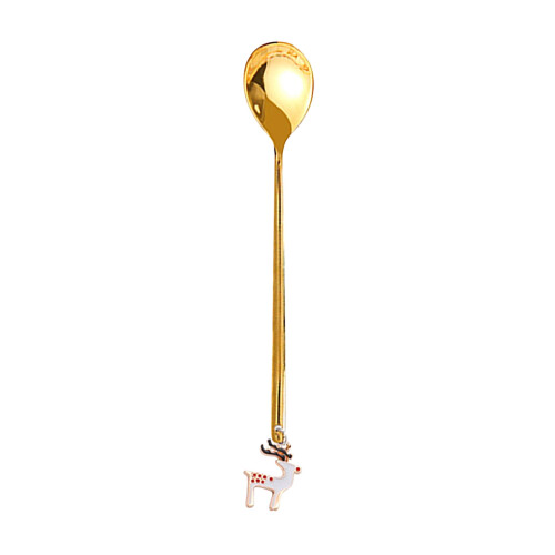 Fourchette à café de Noël en acier inoxydable