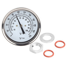 Edelstahl-Zifferblattthermometer mit 1/2-NPT-Gewinde
