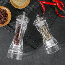 Acrylic Adjustable Salt and Pepper Grinder – 3 Sizes