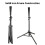Baseball Hitting Tee with Elastic Rubber Top, 70-118 cm 3