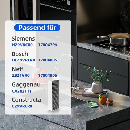 Aktivkullfilter til hette til Bosch Siemens Neff 1